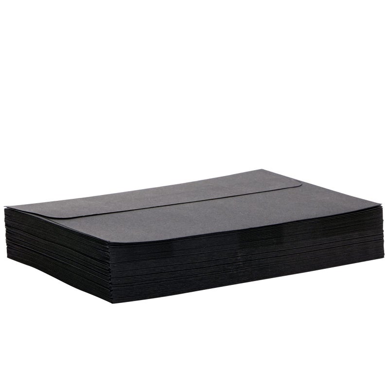 Paper Junkie A6 Black Envelopes with Gold Foil - 4.25 x 6.25 In, 50 Pack, 120 GSM - Peel & Stick Envelope Liner for Invitations, Greeting Cards & Photos - Image 5